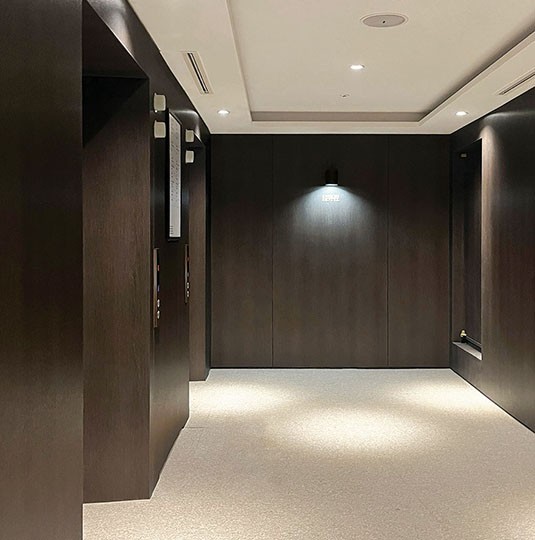 S215 Almond Latte Interior Film in a real interior setting